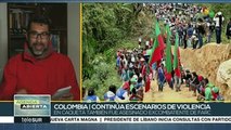 Se mantienen las masacres y asesinatos de líderes colombianos