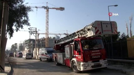 İzmir'de vince çıkan işçilerin eylemi sona erdi