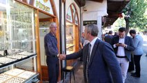 Başkan Mehmet Tahmazoğlu, esnafı ziyaret etti