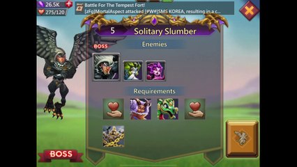 Lords Mobile - Saving Dreams - Solitary Slumber NOT ONLY for lowest Castles