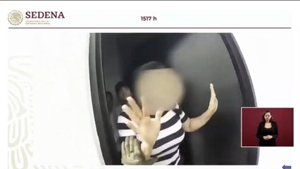 Difunde Sedena video del momento de la captura de Ovidio Guzmán López