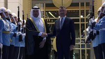 Cumhurbaşkanı Erdoğan, Katar Başbakanı Şeyh Abdullah bin Nasır bin Halife el-Sani'yi kabul etti