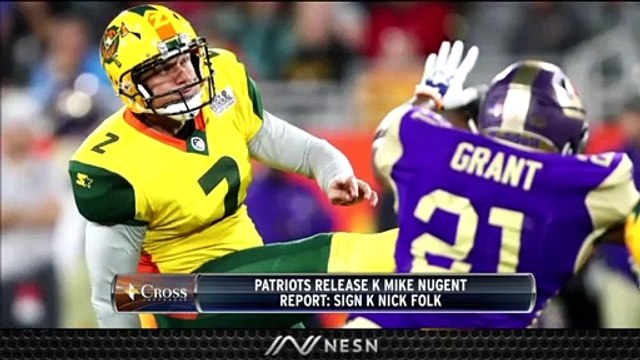 Patriots Release Kicker Mike Nugent, Sign Nick Folk