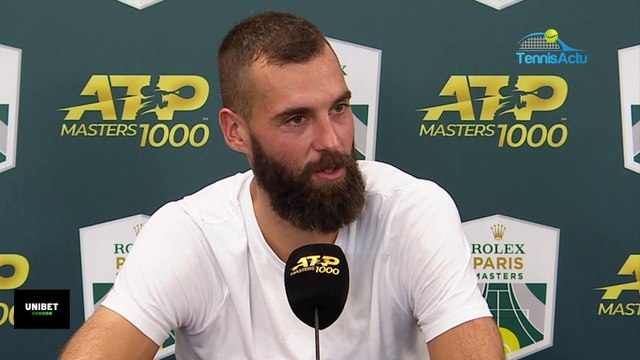 Rolex Paris Masters 2019 - Benoit Paire : Vu qu'il m'a volé mon top 20, on s'est dit avec Gaël Monfils qu'il me paierait une soirée
