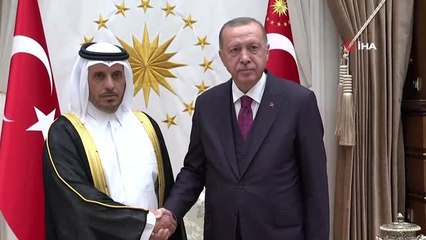 Download Video: Cumhurbaşkanı Erdoğan, Katar Başbakanı Şeyh Abdullah bin Nasır bin Halife el-Sani'yi kabul etti