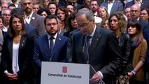 El Tribunal Constitucional suspende la acción exterior de Torra