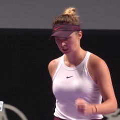 Svitolina bt Halep (7-5 6-3)