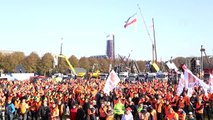 Hollanda'da inşaat sektörü çalışanlarından hükümet karşıtı protesto - LAHEY