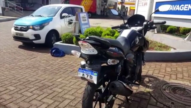 Acidente é registrado na Rua Vitória, esquina com a Rua Carlos Gomes