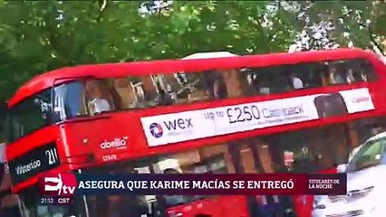 Detienen y liberan a Karime Macías en Londres