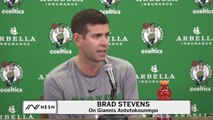 Brad Stevens shares funny Giannis Antetokounmpo story