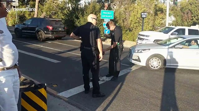 Man suspected to be wildfire arsonist arrested as California fires rage