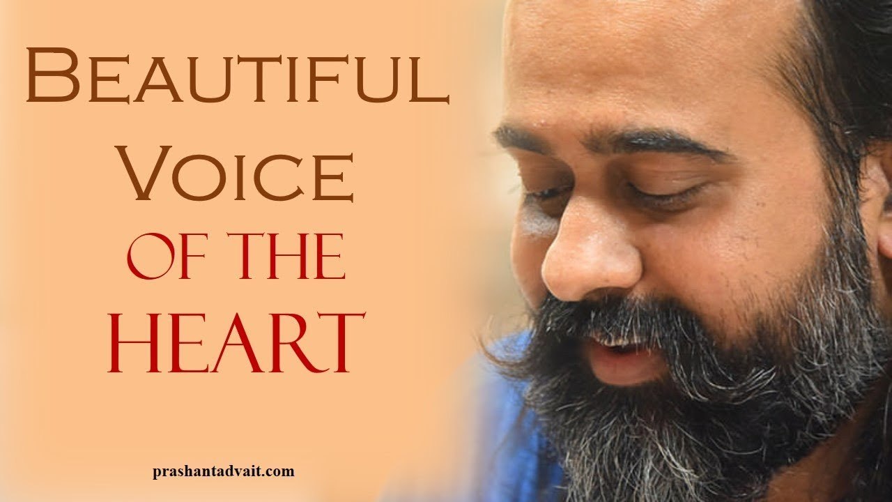 Acharya Prashant, with students: The beautiful voice of the Heart