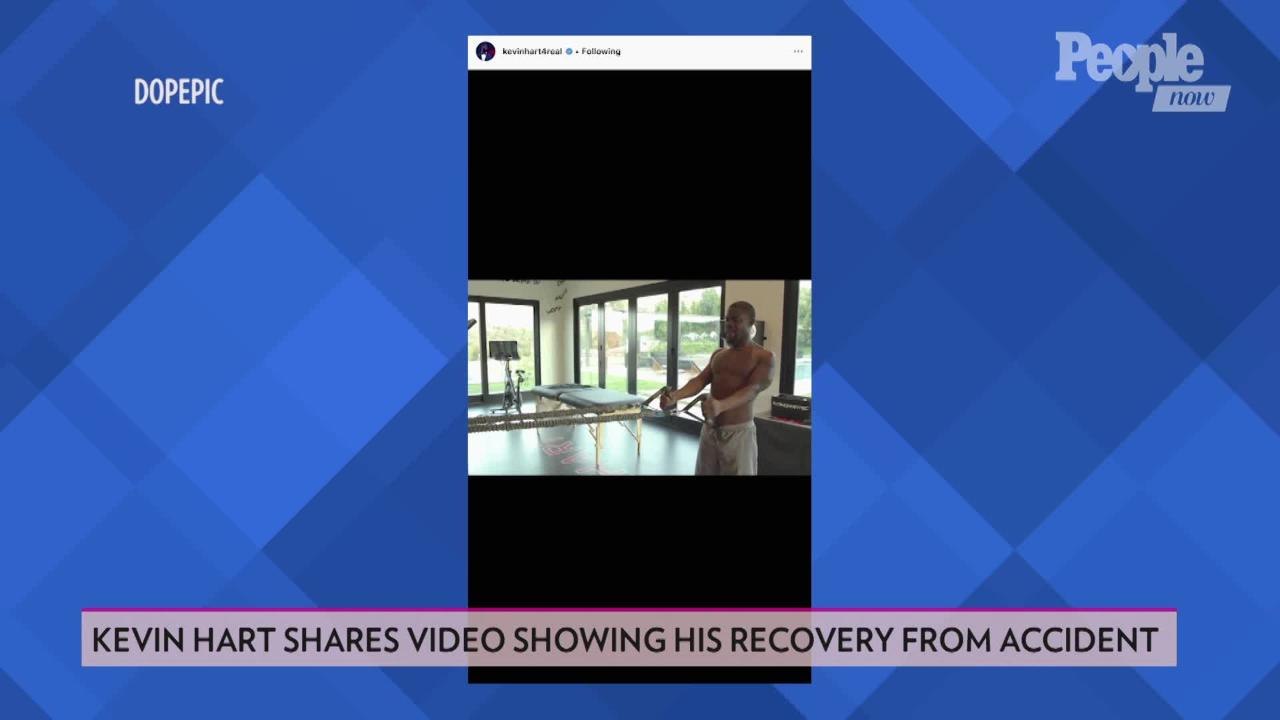 Kevin Hart Shares Video from His Recovery After Car Accident: 'My World Was Forever Changed'