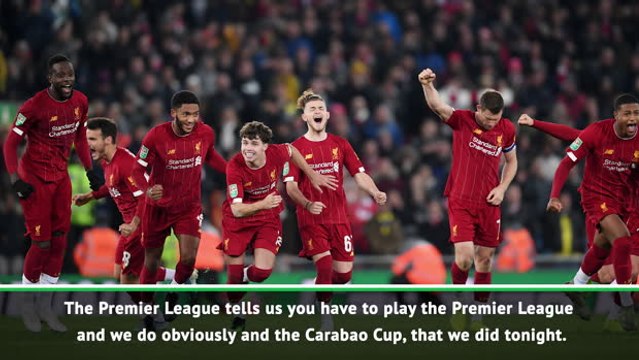 Klopp fears Carabao Cup quarter-final forfeit