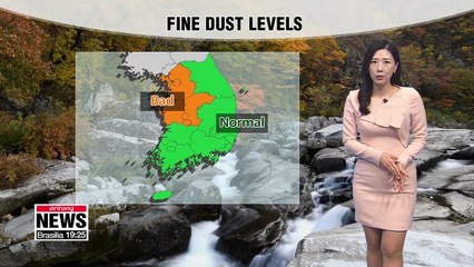 Wide temperature ranges, yellow dust to blow in
