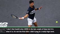 I found a way to win despite feeling below par - Djokovic