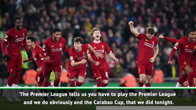 Klopp fears Carabao Cup quarter-final forfeit