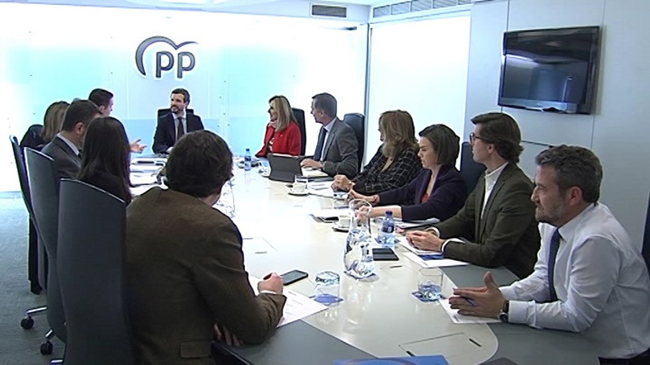 El PP celebra el Comité de Dirección liderado por Pablo Casado