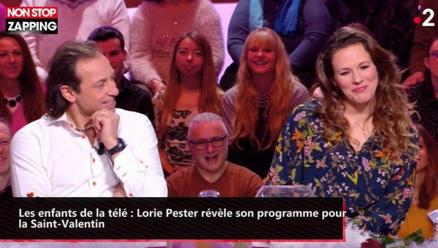 Les enfants de la télé : Lorie Pester révèle son programme pour la Saint-Valentin (Vidéo)