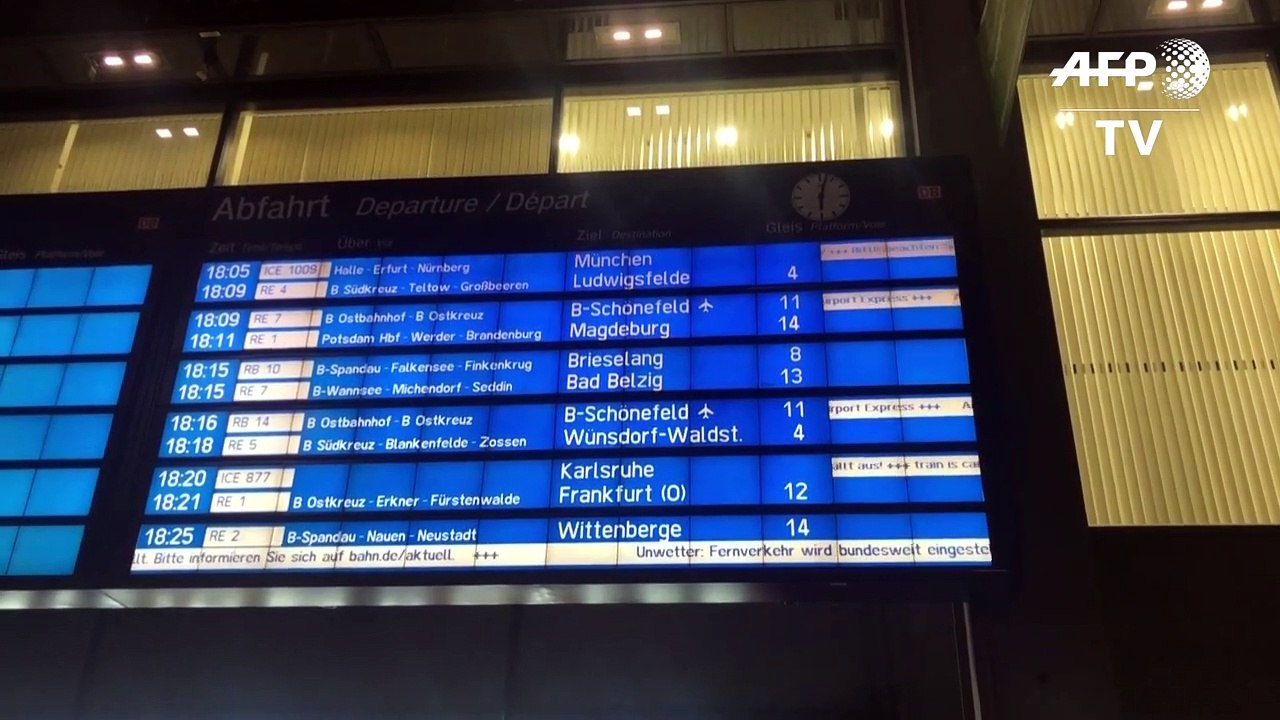 Nach Sturm 'Sabine': Zugverkehr läuft langsam wieder an