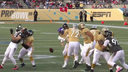 T.J. Watt Runs Back a TD Off Campbell Strip Sack! - NFL 2020 Pro Bowl - Dailymotion