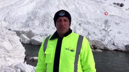 Çığ düşmesi sonucu Çatak’ın dünya ile bağlantısı kesildi