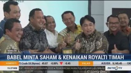 Babel Minta Saham & Kenaikan Royalti PT Timah