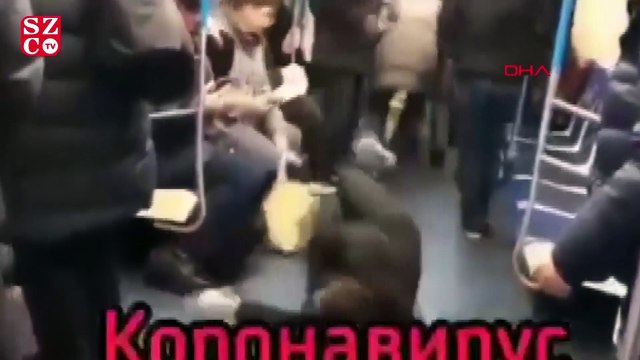 Metroda 'koronavirüs' şakası yaptı, gözaltına alındı