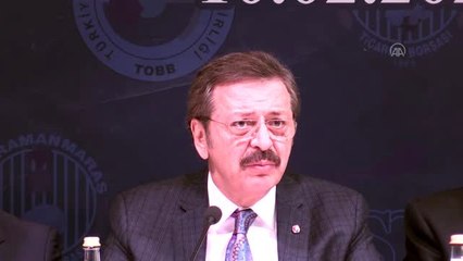 TOBB Başkanı Hisarcıklıoğlu: "Ekonomide bir toparlanma başladığı görülüyor"