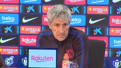 Setién asegura que no le afectan los problemas del club