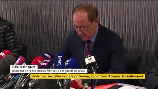 Violences sexuelles dans le patinage : Si je suis ici devant vous, c’est parce que madame la ministre ne m'a pas entendu , Didier Gailhaguet, président de la Fédération des sports de glace