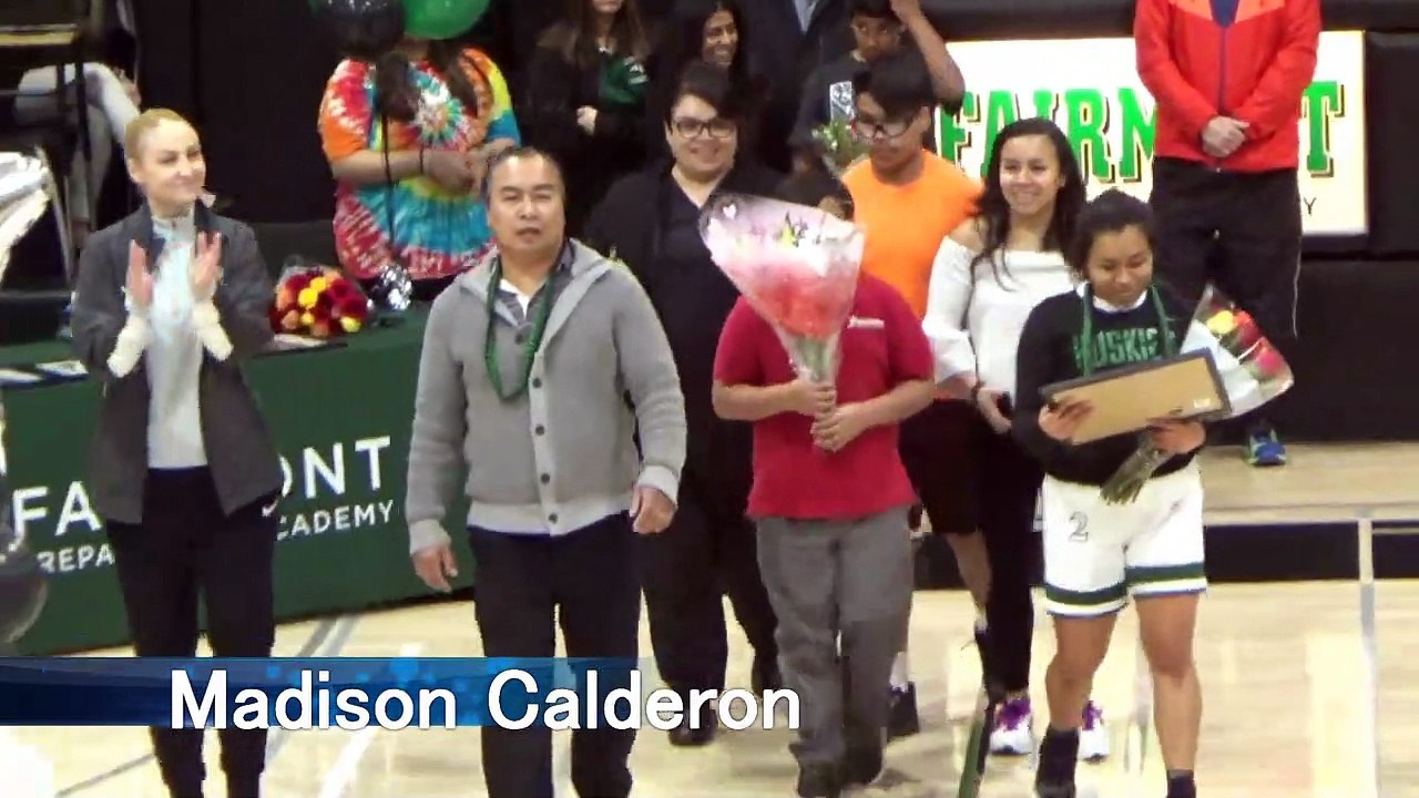 Fairmont Prep Huskies Senior Night 2020 2-3-2020