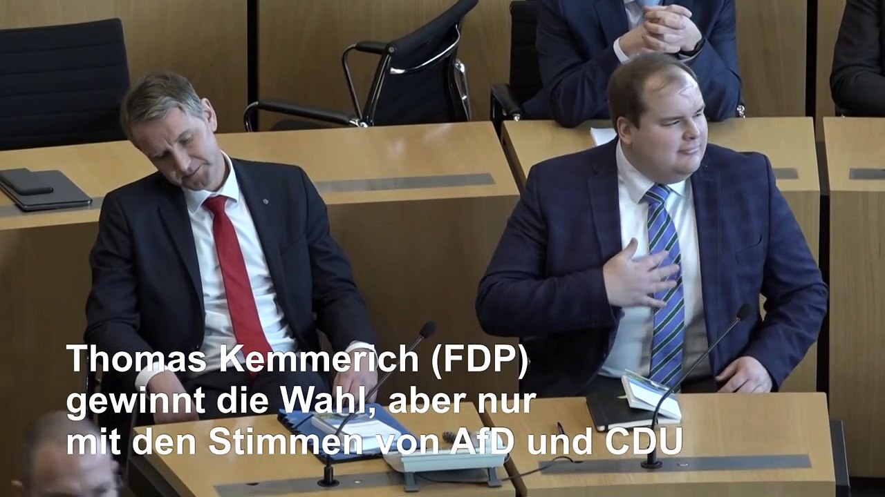 Wahl in Thüringen - das sind die Reaktionen