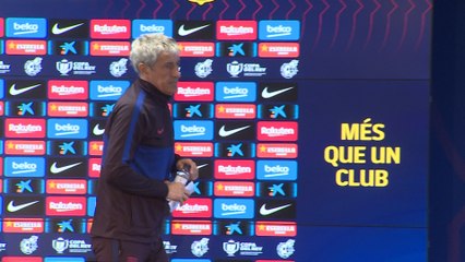 Rueda de prensa de Quique Setién