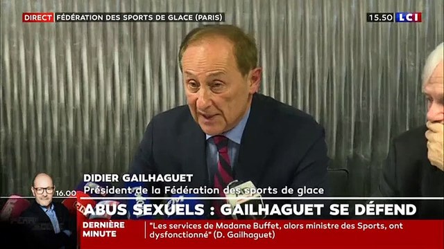 Ca me choque profondément : Echange houleux entre Didier Gailhaguet et une journaliste de L'Obs