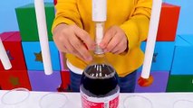 Soda Dispenser DIY with Diet Coke and Mentos Experiment!!!