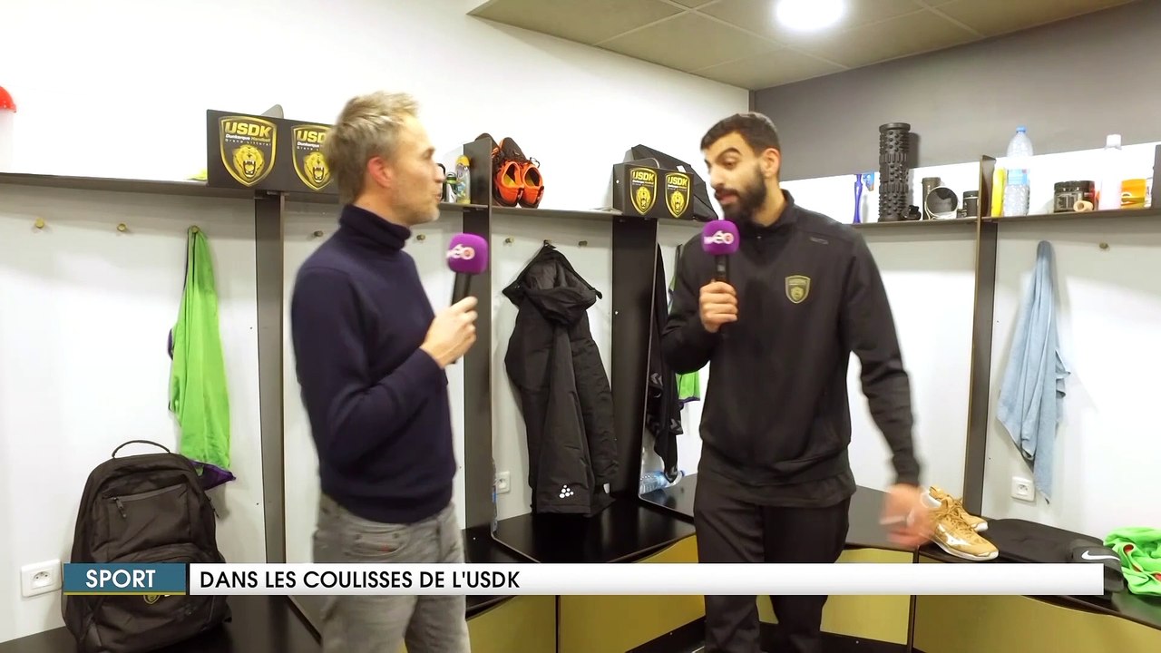 Visite du vestiaire des pros avec Kader Rahim