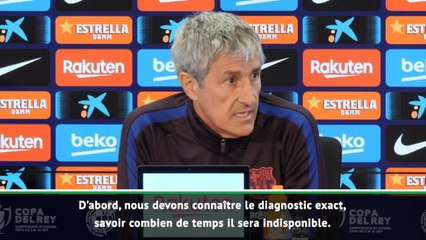 Barça - Setién : "J'avais placé beaucoup d'espoir en Dembélé"