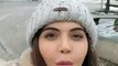 Nida Yasir Enjoying Snow In Switzerland