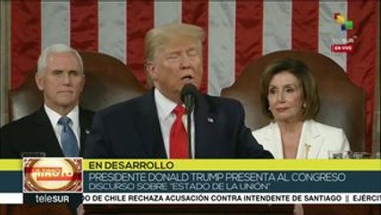 Trump ofrece ante Congreso de EE.UU. discurso del Estado de la Unión
