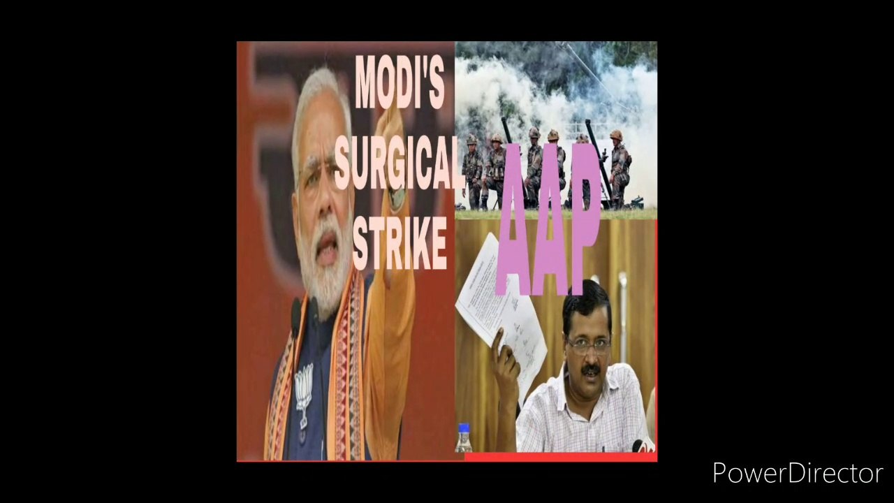MODI JI NE KIYA kejriwal pr strike