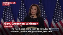 Gov. Gretchen Whitmer Issues Democratic Response To Trump's 2020 SOTU, Rips GOP Over Healthcare