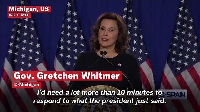 Gov. Gretchen Whitmer Issues Democratic Response To Trump's 2020 SOTU, Rips GOP Over Healthcare