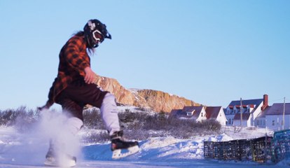 Red Bull Ice Cross à Percé (Quebec)