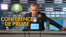 Conférence de presse AJ Auxerre - Clermont Foot (0-0) : Jean-Marc FURLAN (AJA) - Pascal GASTIEN (CF63) - 2019/2020