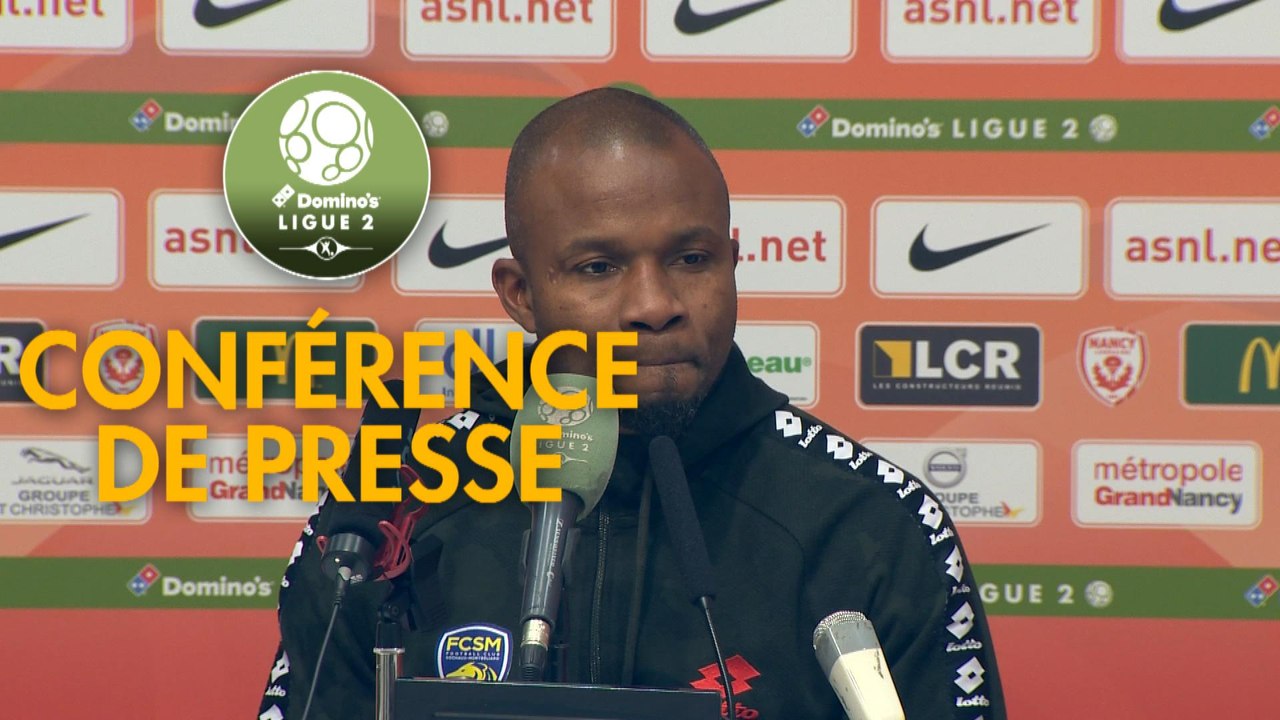 Conférence de presse AS Nancy Lorraine - FC Sochaux-Montbéliard (1-1) : Jean-Louis GARCIA (ASNL) - Omar DAF (FCSM) - 2019/2020