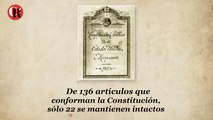 De 136 artículos que conforman la Constitución, solo 22 se mantienen intactos