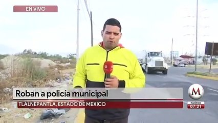 Roban más de 30 armas a policías municipales de Tlalnepantla