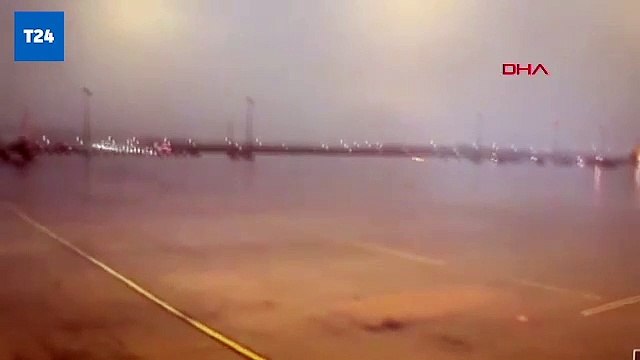 Sabiha Gökçen'de yolcu uçağının pistten çıkma anının görüntüleri yayınlandı